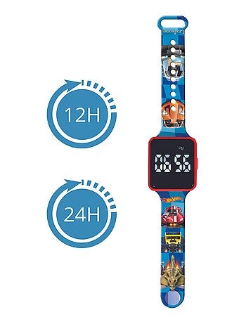 Montre digitale LED Hot Wheels