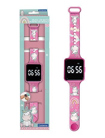 Montre digitale LED Licorne