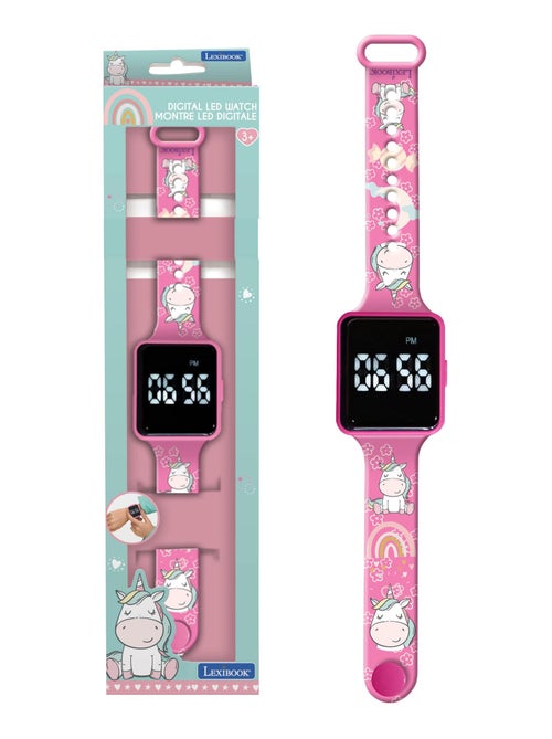 Montre digitale LED Licorne - Kiabi