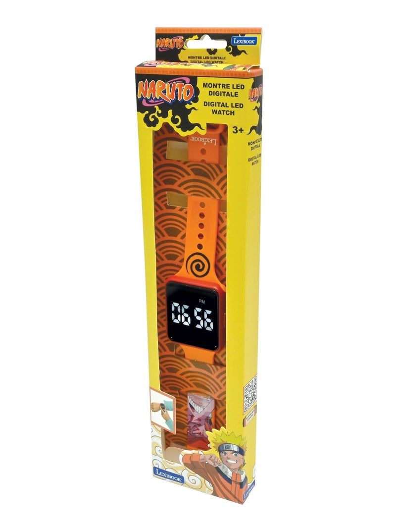 Montre digitale LED Naruto Orange - Kiabi