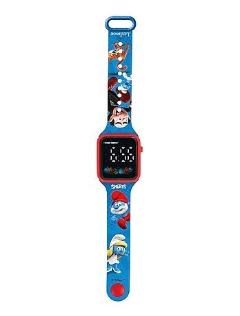 Montre digitale LED Schtroumpfs