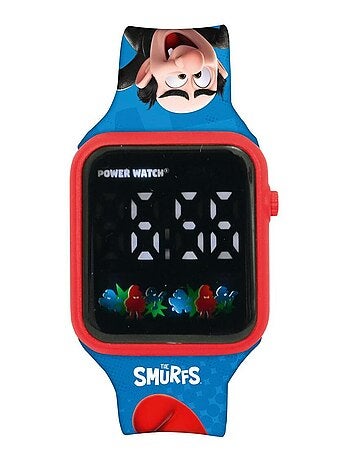 Montre digitale LED Schtroumpfs
