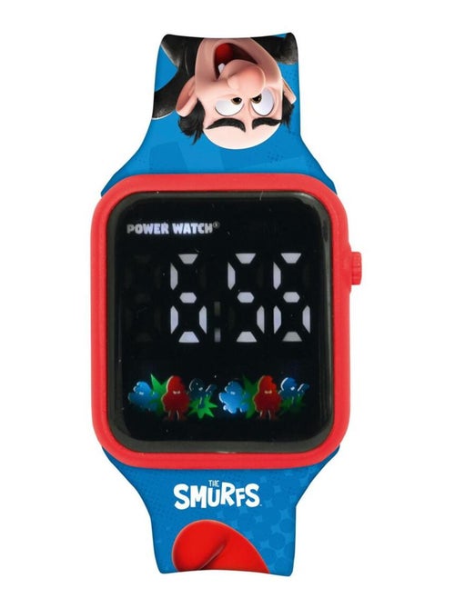 Montre digitale LED Schtroumpfs - Kiabi