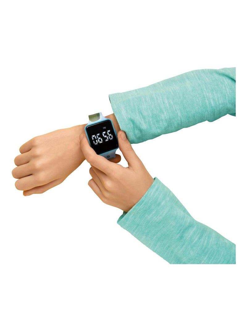 Montre digitale LED Vaiana Bleu - Kiabi