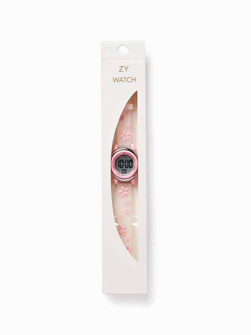 Montre Digitale Rose clair - Kiabi