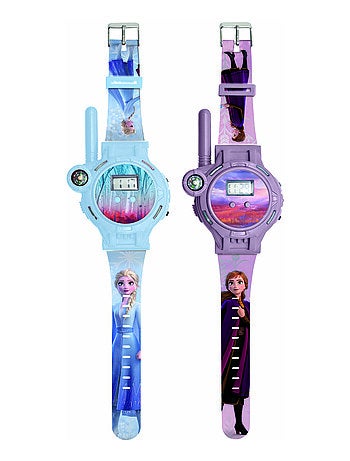 Montre digitale talkie-walkie La reine des neiges portée 200 m