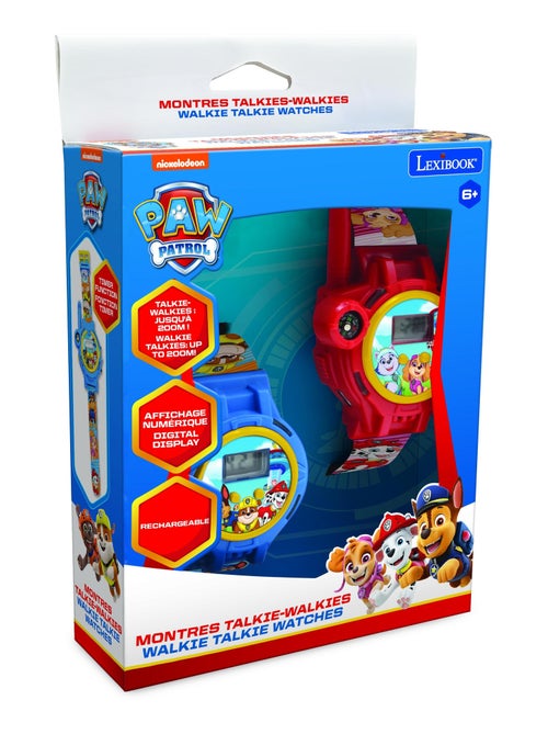 Montre digitale talkie-walkie Pat Patrouille portée 200 m - Kiabi