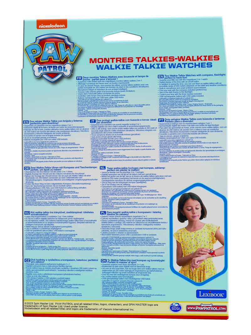 Montre digitale talkie-walkie Pat Patrouille portée 200 m N/A - Kiabi