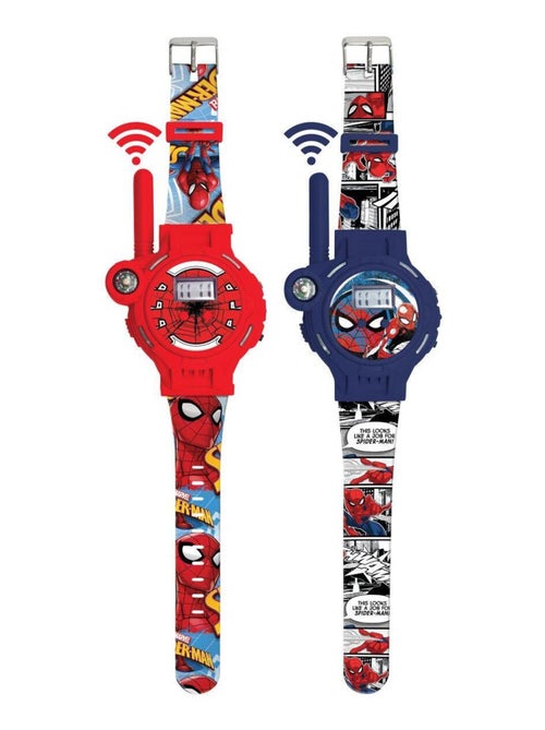 Montre digitale talkie-walkie Spider-Man portée 200 m - Kiabi