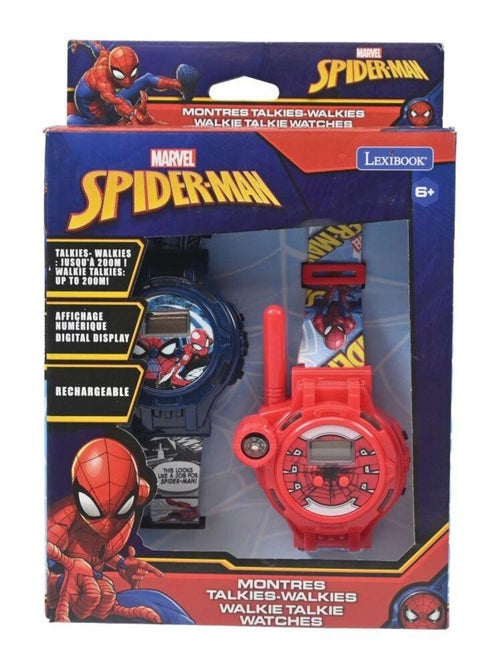 Montre digitale talkie-walkie Spider-Man portée 200 m - Kiabi
