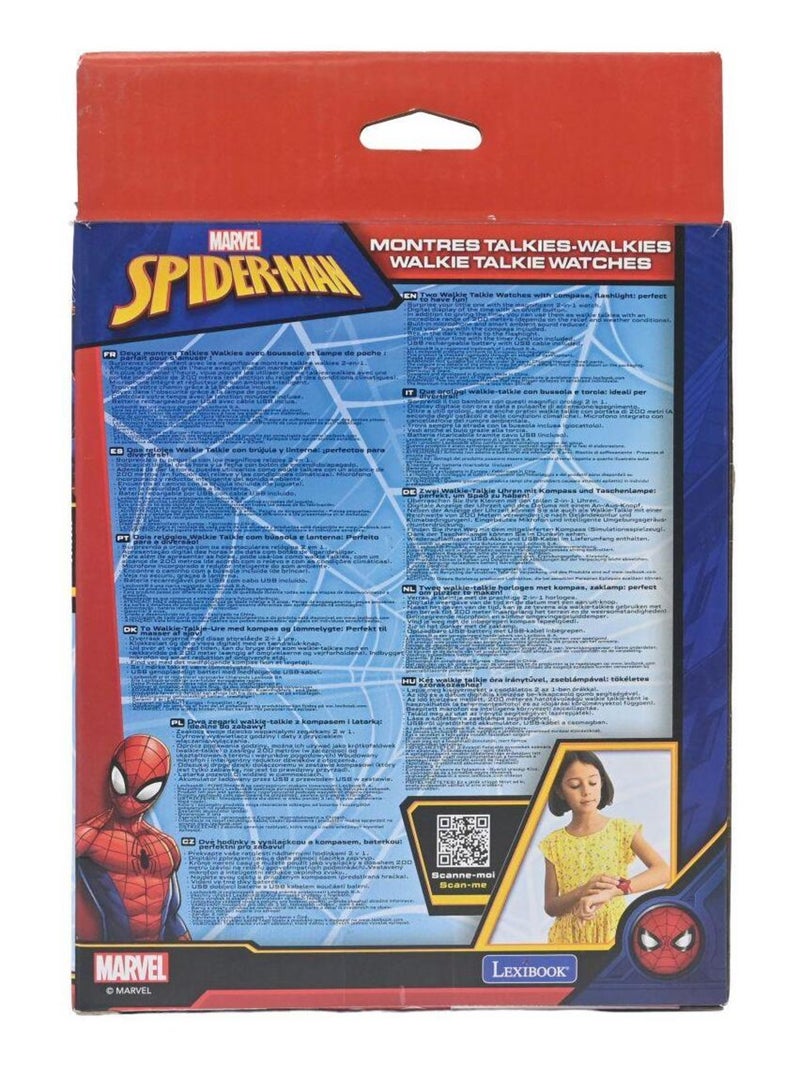 Montre digitale talkie-walkie Spider-Man portée 200 m N/A - Kiabi