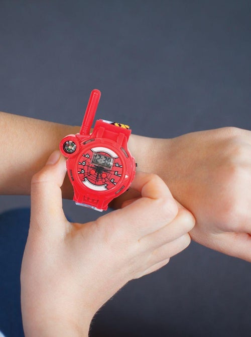 Montre digitale talkie-walkie Spider-Man portée 200 m - Kiabi
