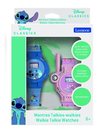 Montre digitale talkie-walkie Stitch portée 200 m