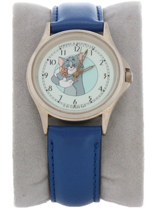 Montre enfant 'Le Monde Fou de Tex Avery' – boîtier doré rond – bleu Looney Tunes - Kiabi Montre enfant 'Le Monde Fou de Tex Avery' – boîtier doré rond – bleu Looney Tunes - Kiabi