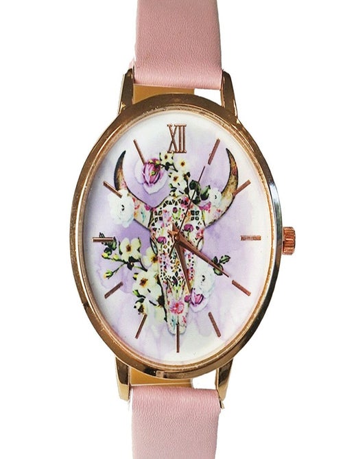 Montre fantaisie Spirit Boho pour Femme - Rose - Kiabi