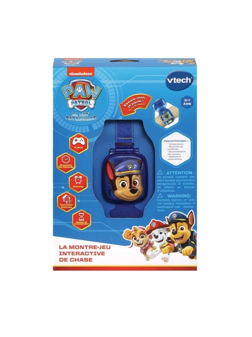 Montre-jeu Interactive De Chase Pat'patrouille - Vtech - Kiabi