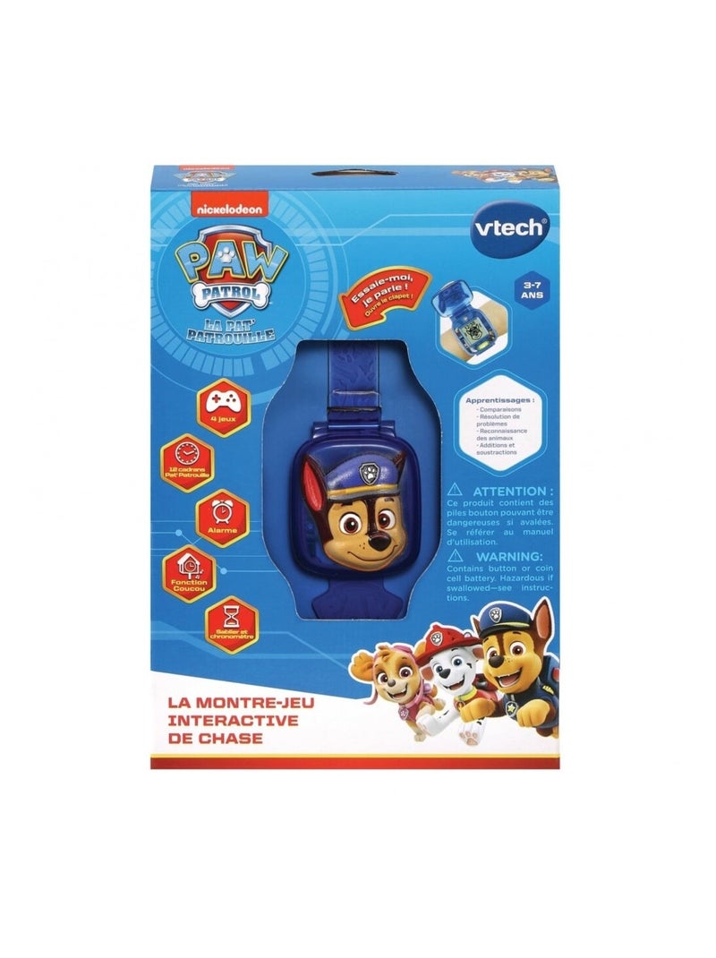 Montre-jeu Interactive De Chase Pat'patrouille - Vtech Multicolore - Kiabi