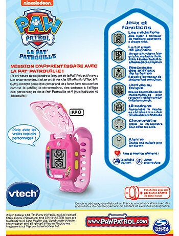 Montre-jeu Interactive De Stella Pat' Patrouille - Vtech