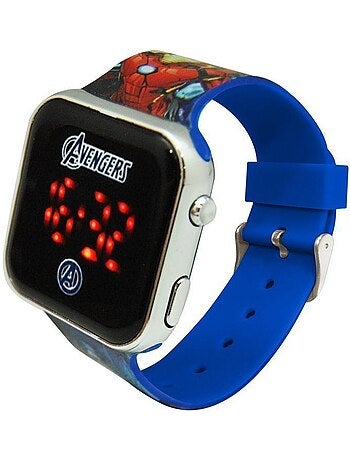 Montre led avengers avec fonctions heure et date