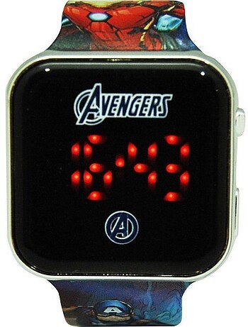 Montre led avengers avec fonctions heure et date