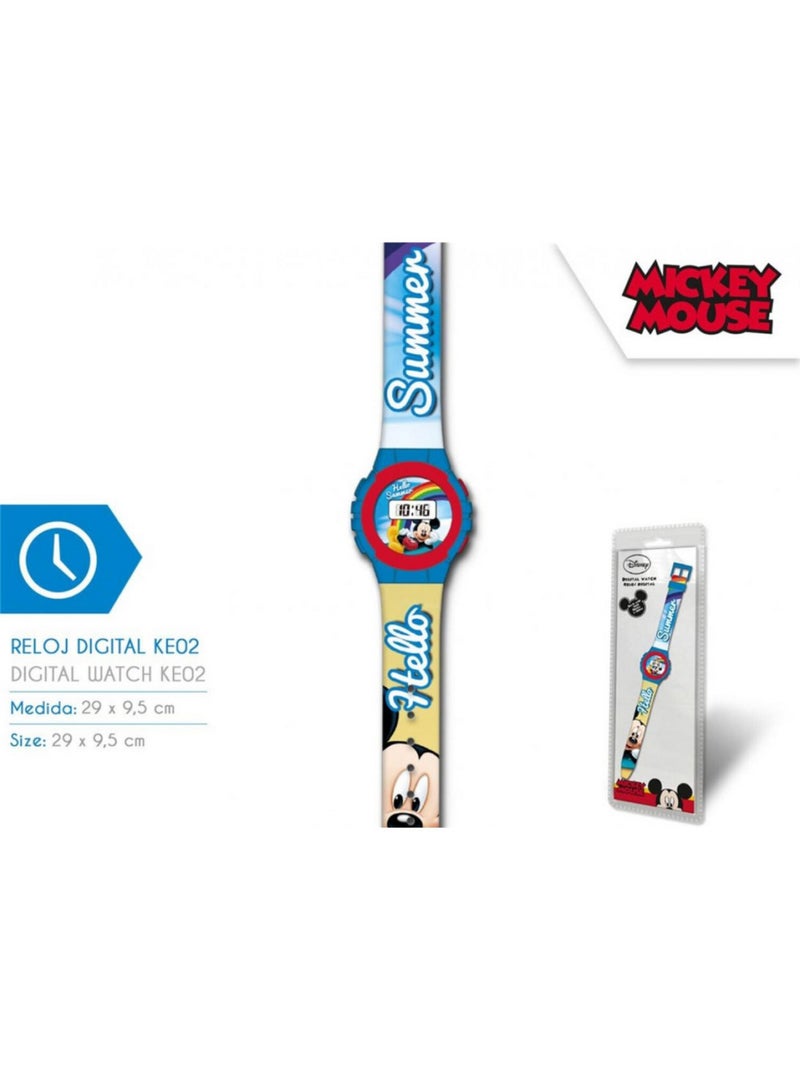 Montre numérique disney mickey Bleu - Kiabi