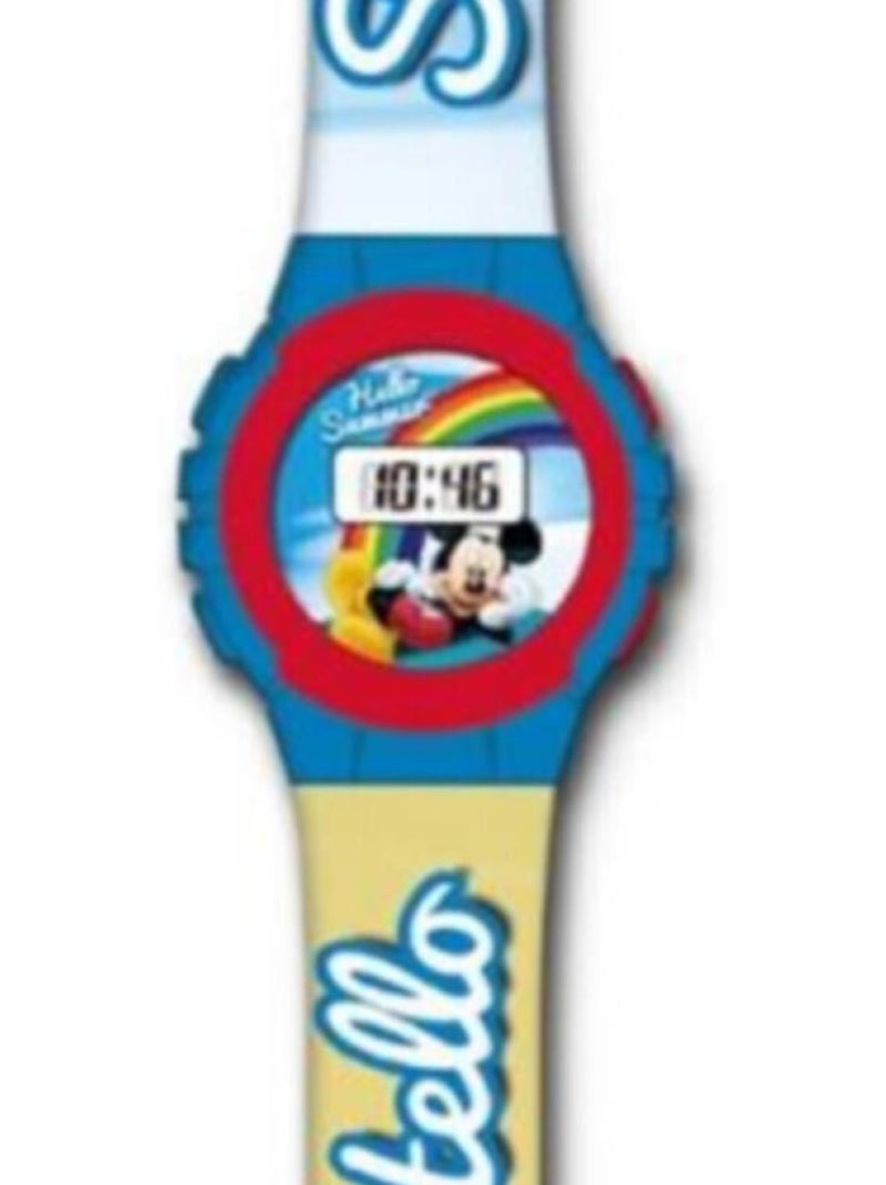 Montre numérique disney mickey Bleu - Kiabi