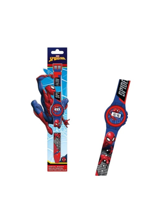 Montre Numérique Marvel Spiderman En L' Air - Kiabi