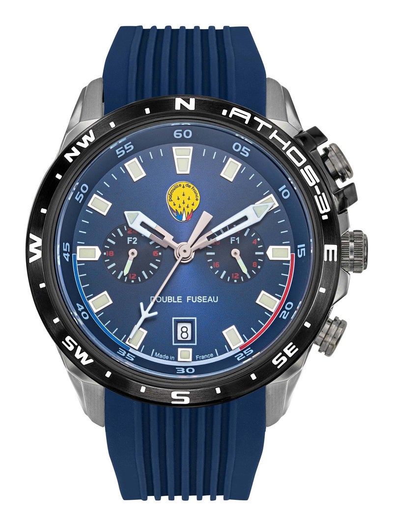 Montre Paf Athos 3 668113  Redskins Bleu - Kiabi
