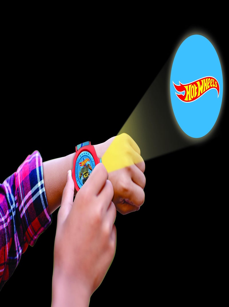 Montre projecteur Hot Wheels Bleu - Kiabi