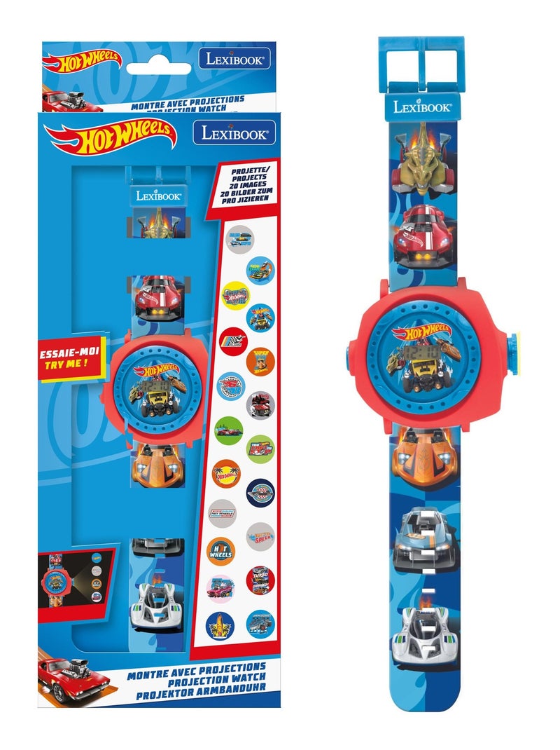 Montre projecteur Hot Wheels Bleu - Kiabi
