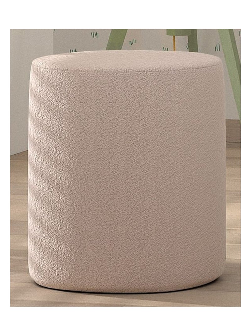 Moon Pouf Boucle Rose - Kiabi