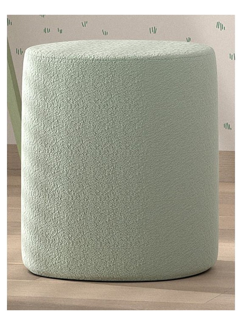 Moon Pouf Boucle Vert - Kiabi