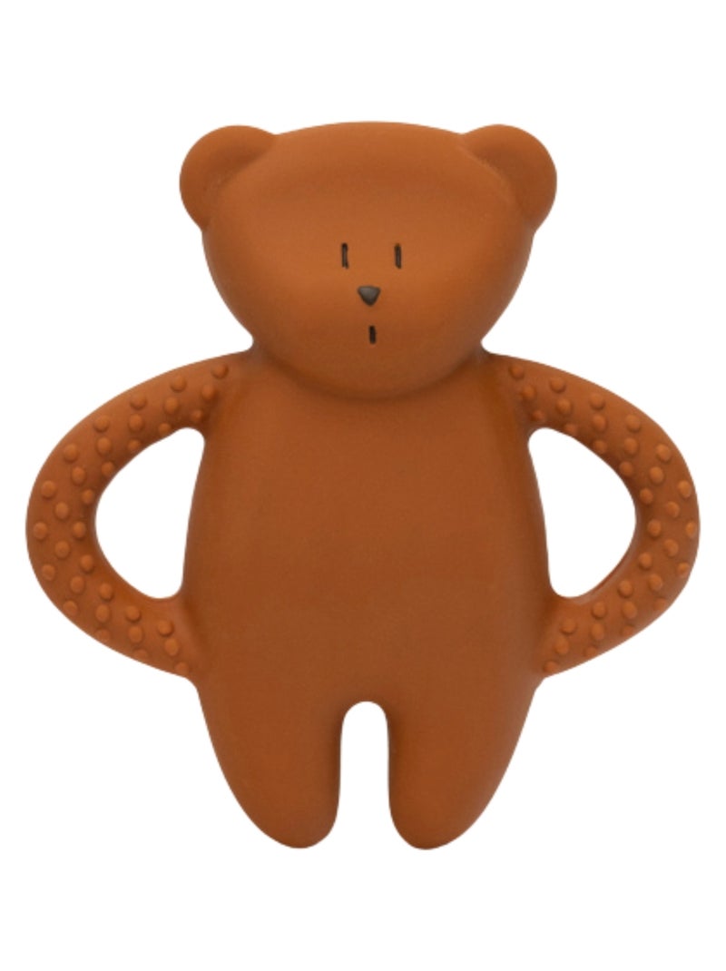 Moonie - Ourson de dentition en caoutchouc naturel Marron - Kiabi