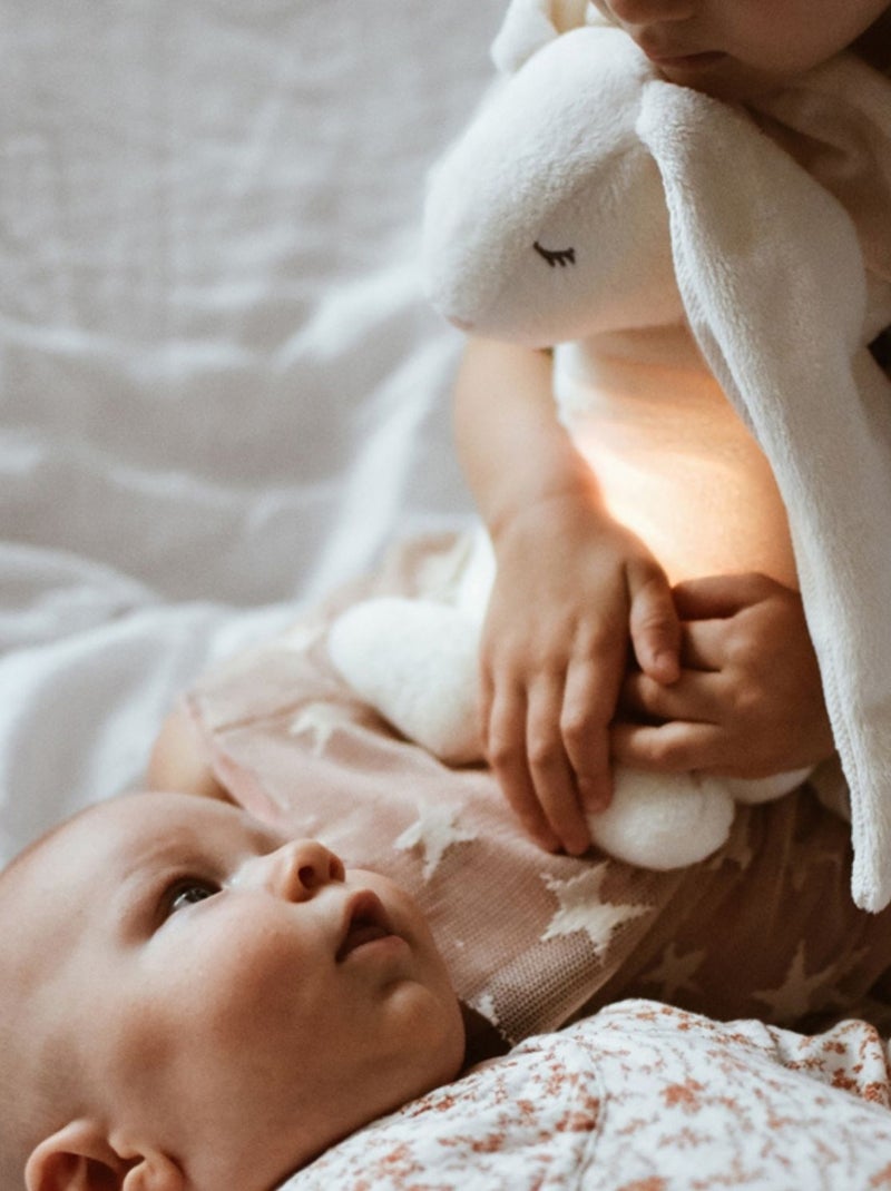 Moonie - Peluche veilleuse lapin magique Ecru - Kiabi