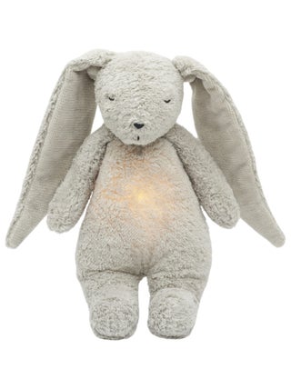 Moonie - Peluche veilleuse lapin nature bio
