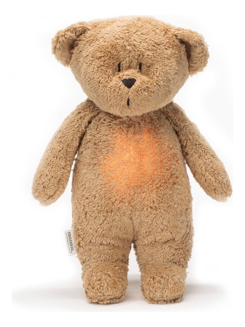 Moonie - Peluche veilleuse Ours Beige - Kiabi