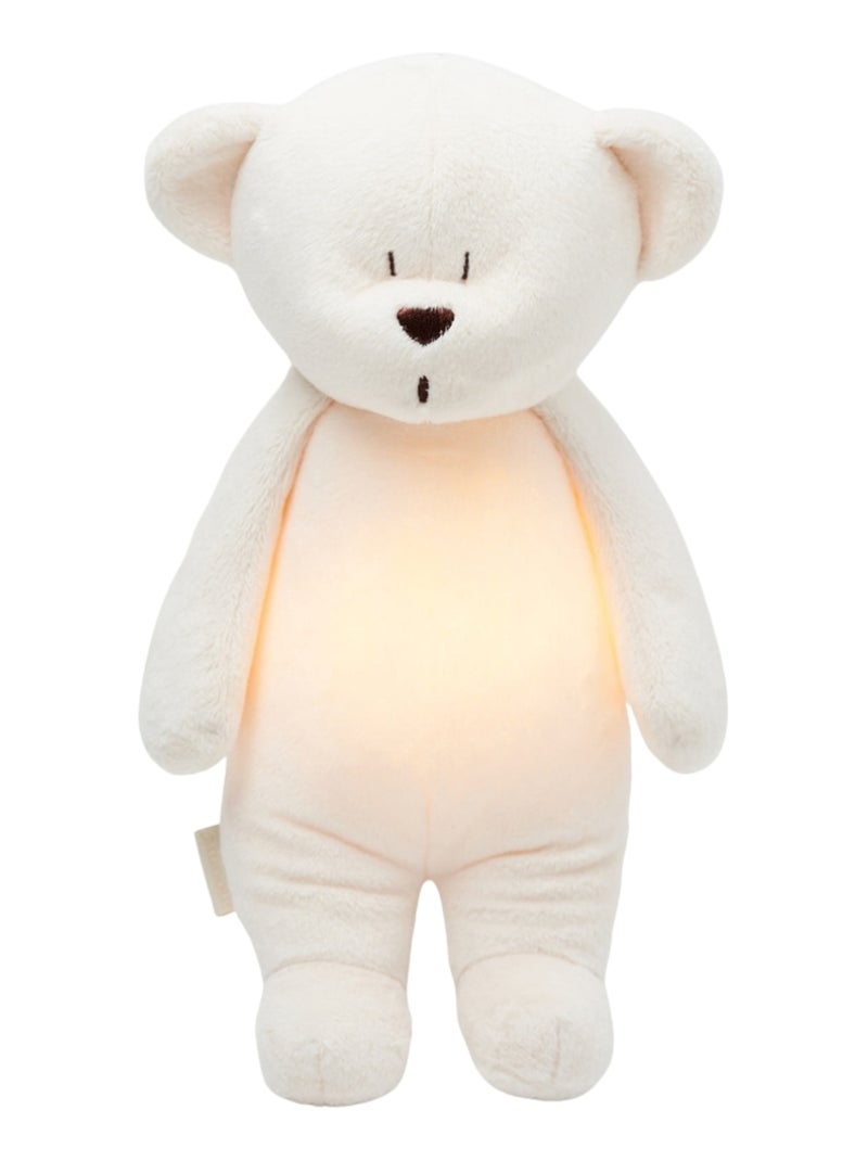 Moonie - Peluche veilleuse Ours Blanc - Kiabi