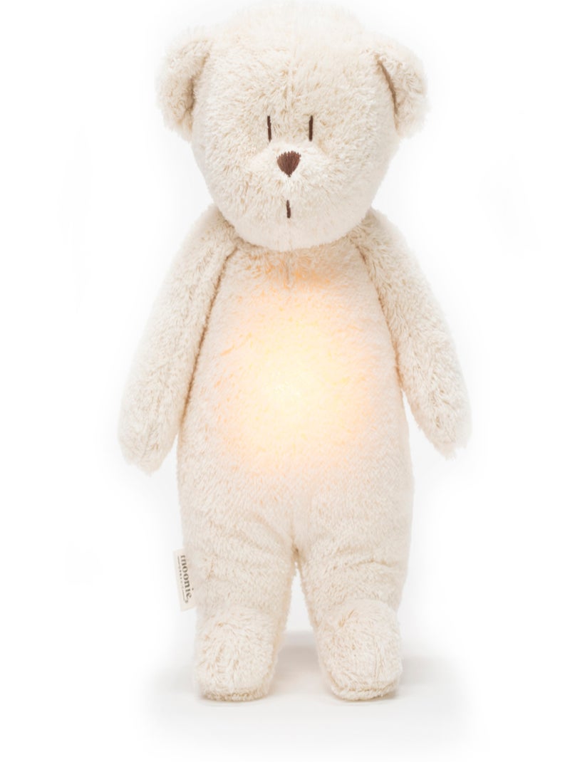 Moonie - Peluche veilleuse Ours Blanc - Kiabi