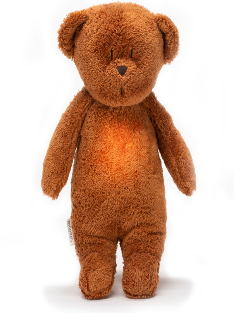 Moonie - Peluche veilleuse Ours Marron - Kiabi