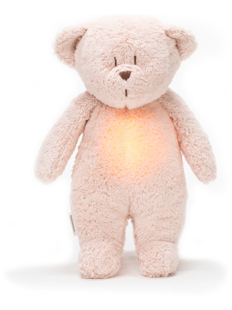 Moonie - Peluche veilleuse Ours Rose - Kiabi