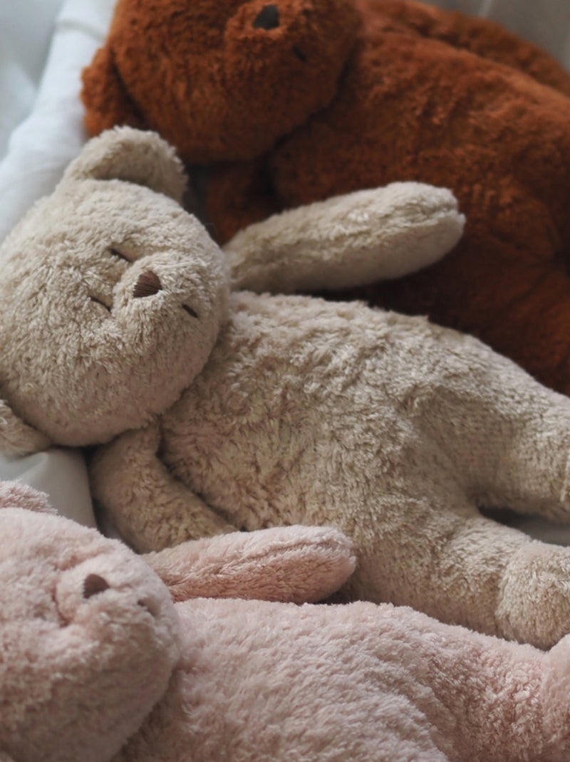 Moonie - Peluche veilleuse Ours Rose - Kiabi