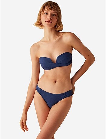 Moonlight bas de bikini hipkini à détail froncé penti