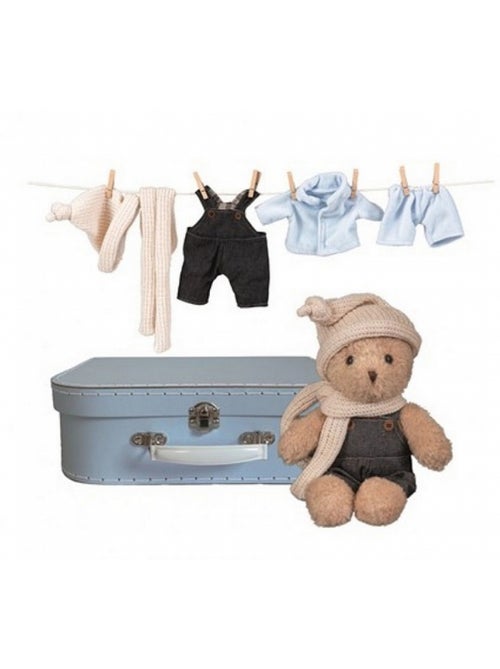 Morris et ses habits dans une valise - Kiabi