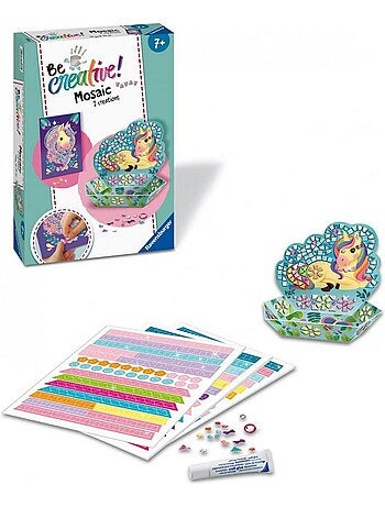 Mosaïque : Licorne Be Créative