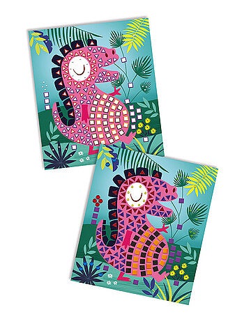 Mosaïques dinosaures