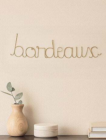 Mot fil de laiton "BORDEAUX