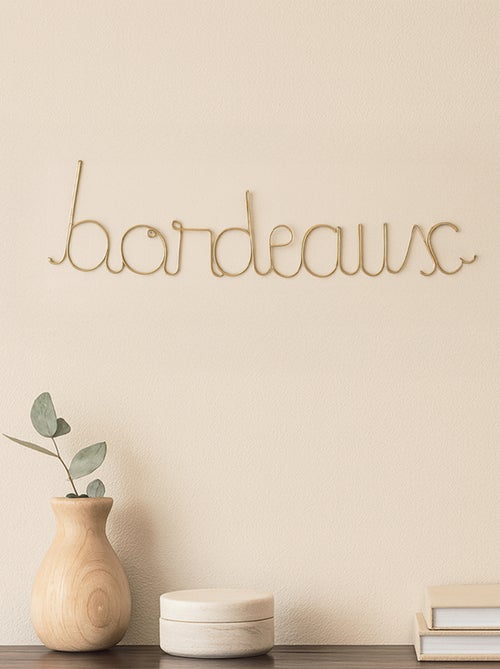 Mot fil de laiton "BORDEAUX" - Kiabi