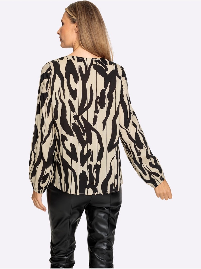 Motif Imprimé - Taille Standard - Helline Noir Jaune - Kiabi