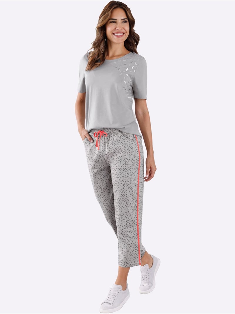 Motif Imprimé - Taille Standard - Moda Vilona Gris - Kiabi