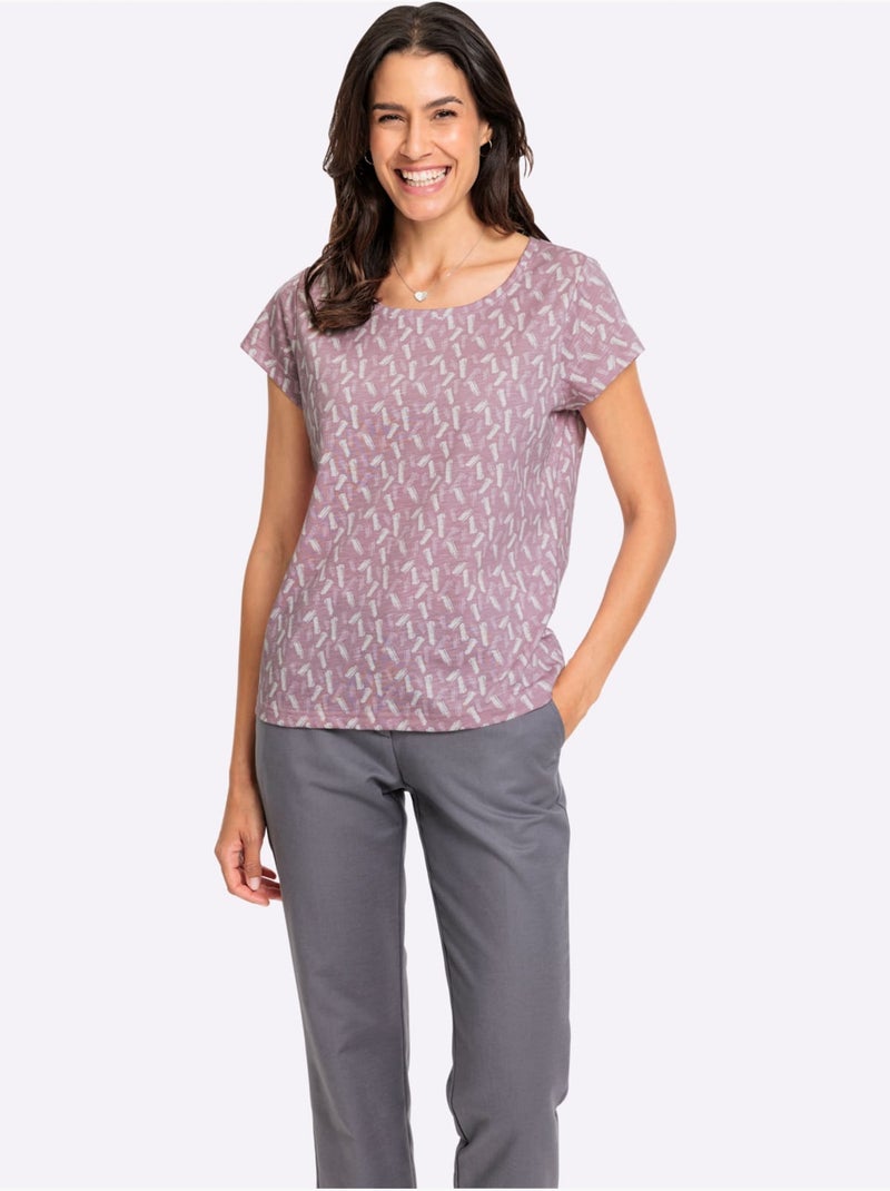 Motif Imprimé - Taille Standard - Witt Mauve - Kiabi